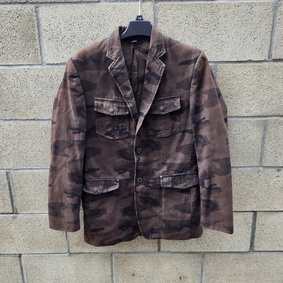 Express Camo Blazer Jacket Mens Size Small